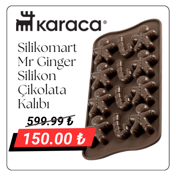 Silikomart Mr Ginger Silikon Çikolata Kalıbı