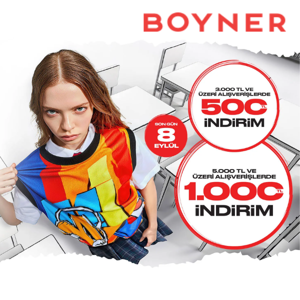 Boyner okula dönüş fırsatlarını kaçırmayın