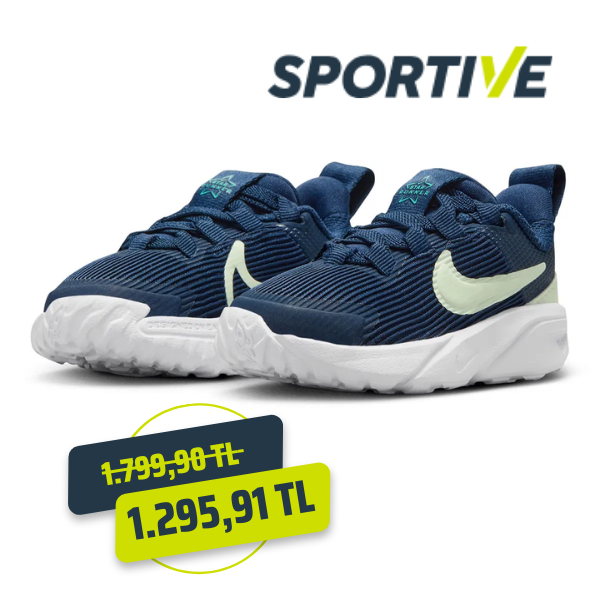 Nike Star Runner 4 Nn Td Çocuk Mavi Koşu Ayakkabısı