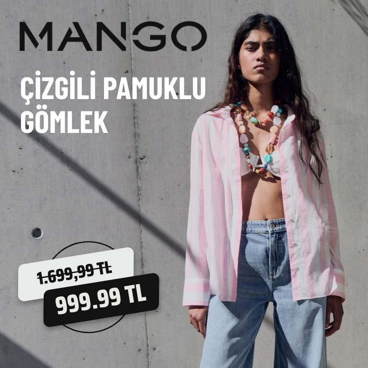 Çizgili pamuklu gömlek